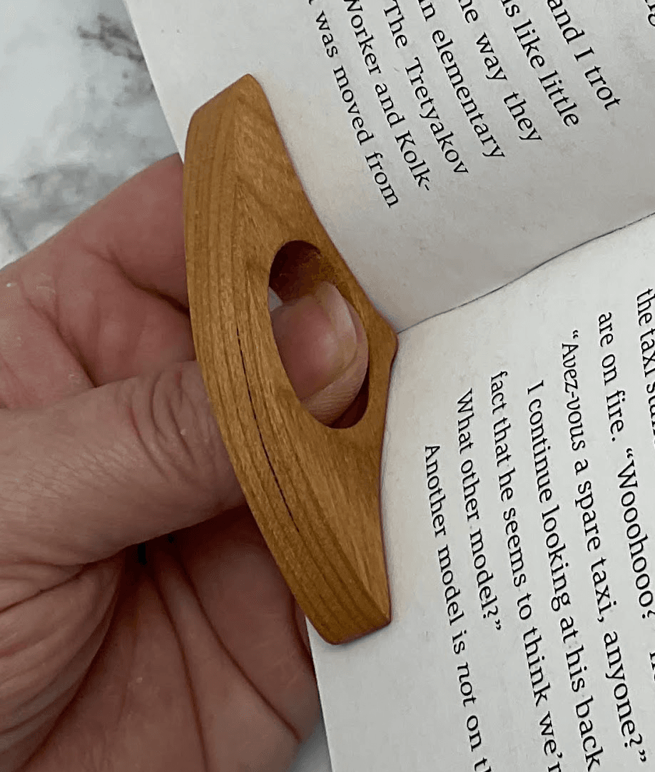 Book Buddy in use in Cherry