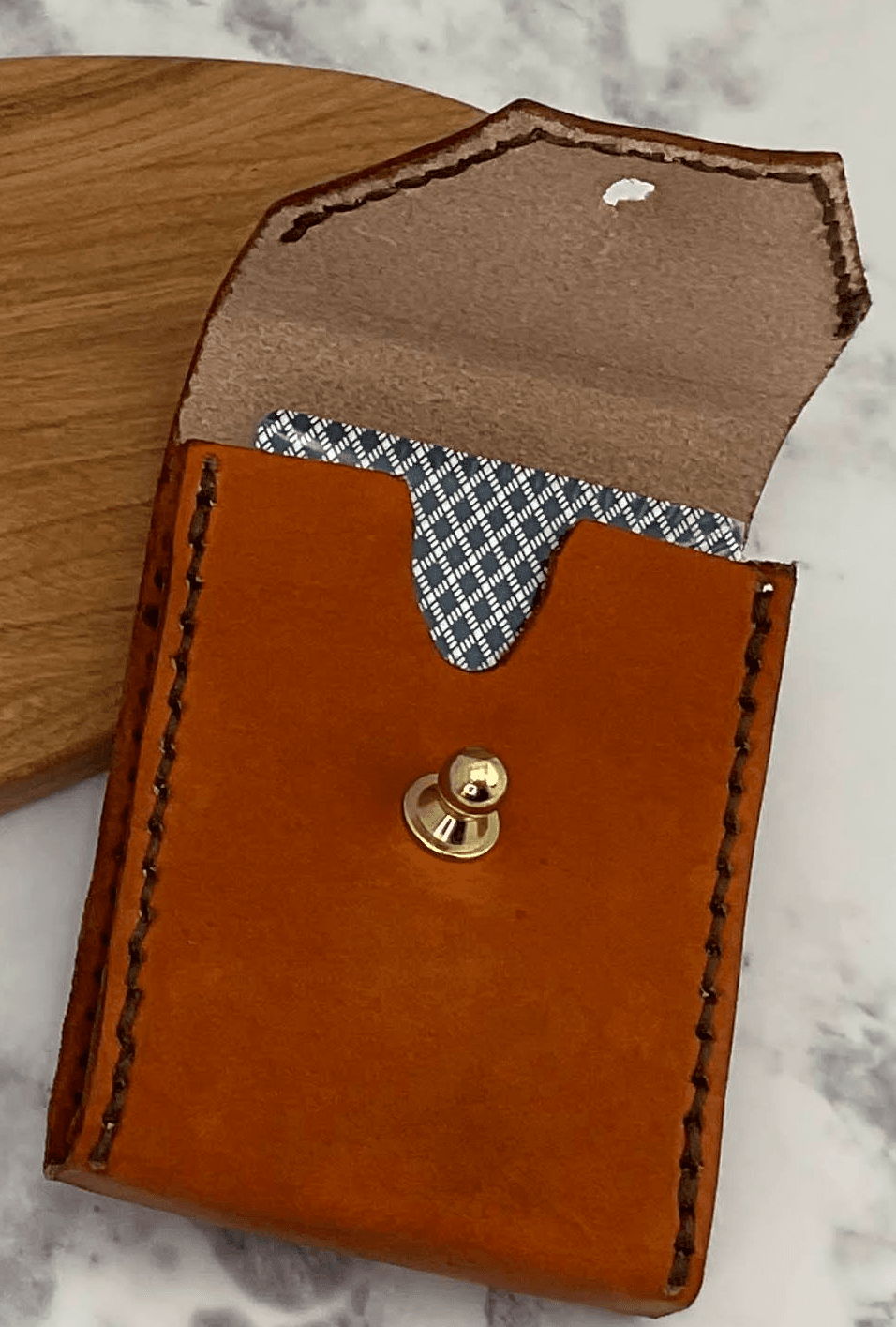 Playing Card Holder Canyon Tan Open